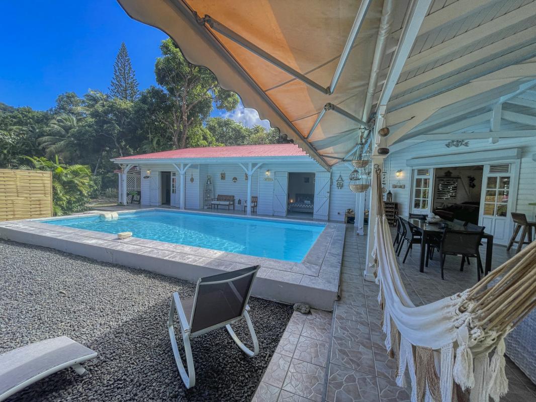 Location Villa 6 personnes Deshaies Guadeloupe-piscine-19